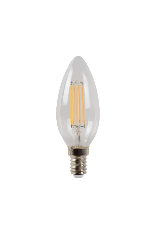 Lucide C35 - Glühfadenlampe - Ø 3,5 cm - LED Dim. - E14 - 1x4W 2700K - Transparent - ausgeschaltet